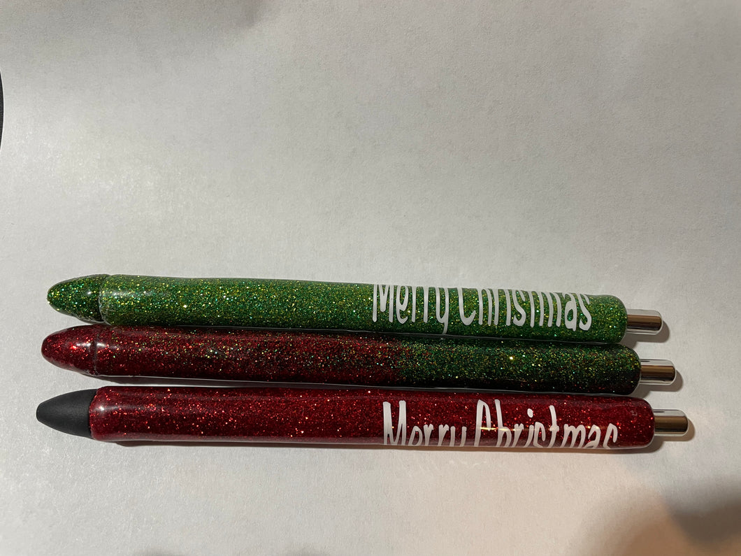 Merry Christmas Glitter Pen