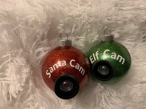 Santa Cam Elf Cam Ornament